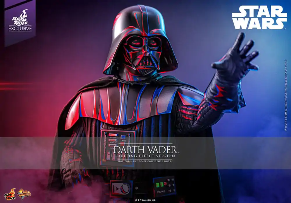Star Wars Movie Masterpiece Aktionsfigur 1/6 Darth Vader (Dueling Effect Version) Hot Toys Exclusive 35 cm Produktfoto