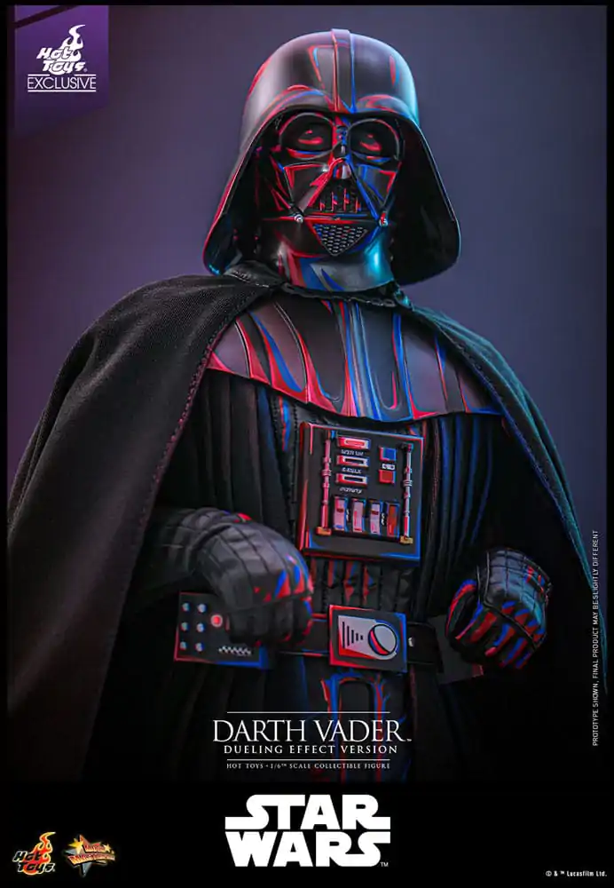 Star Wars Movie Masterpiece Aktionsfigur 1/6 Darth Vader (Dueling Effect Version) Hot Toys Exclusive 35 cm Produktfoto
