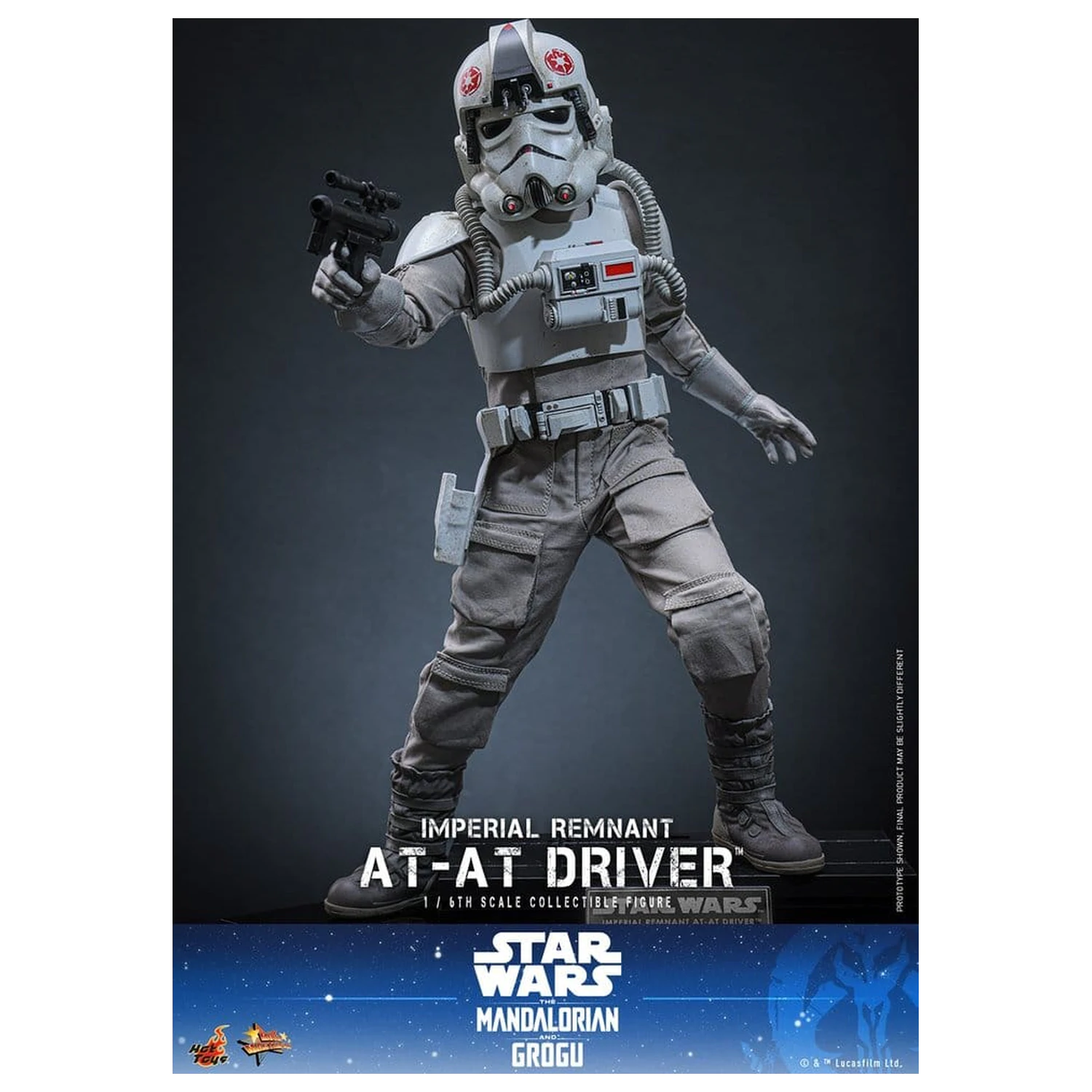 Star Wars Movie Masterpiece Action Figur 1/6 Imperial Remnant AT-AT Driver 30 cm Produktfoto