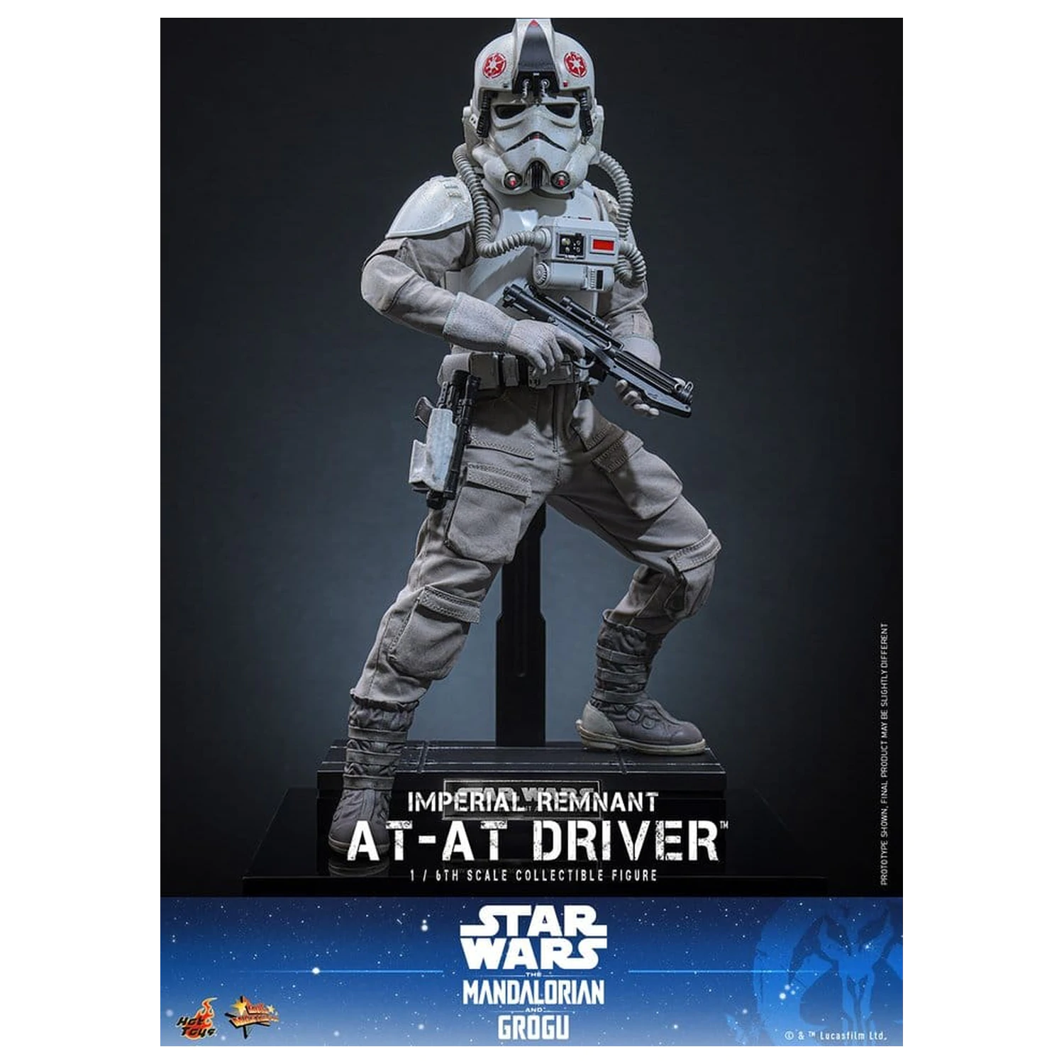 Star Wars Movie Masterpiece Action Figur 1/6 Imperial Remnant AT-AT Driver 30 cm Produktfoto