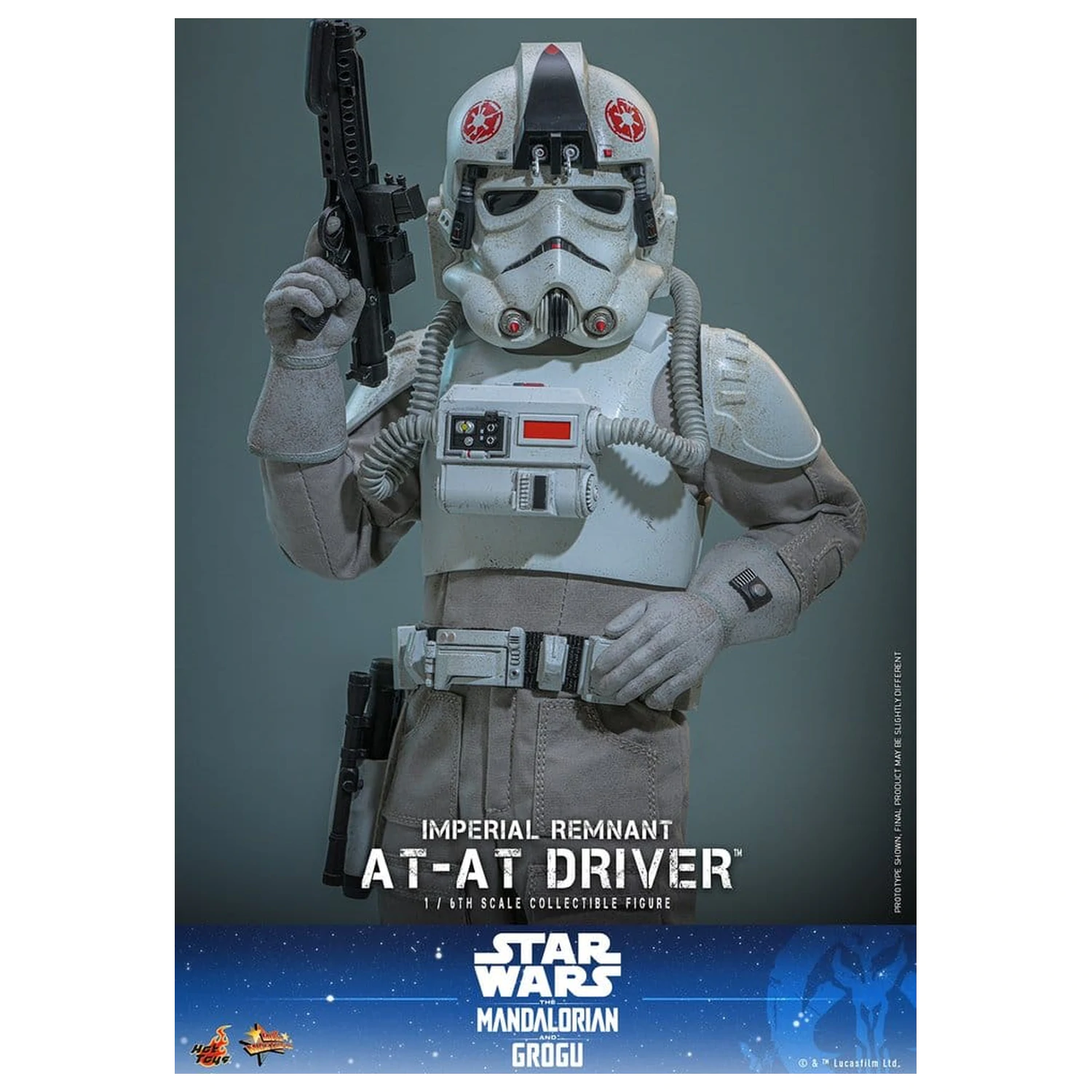 Star Wars Movie Masterpiece Action Figur 1/6 Imperial Remnant AT-AT Driver 30 cm Produktfoto
