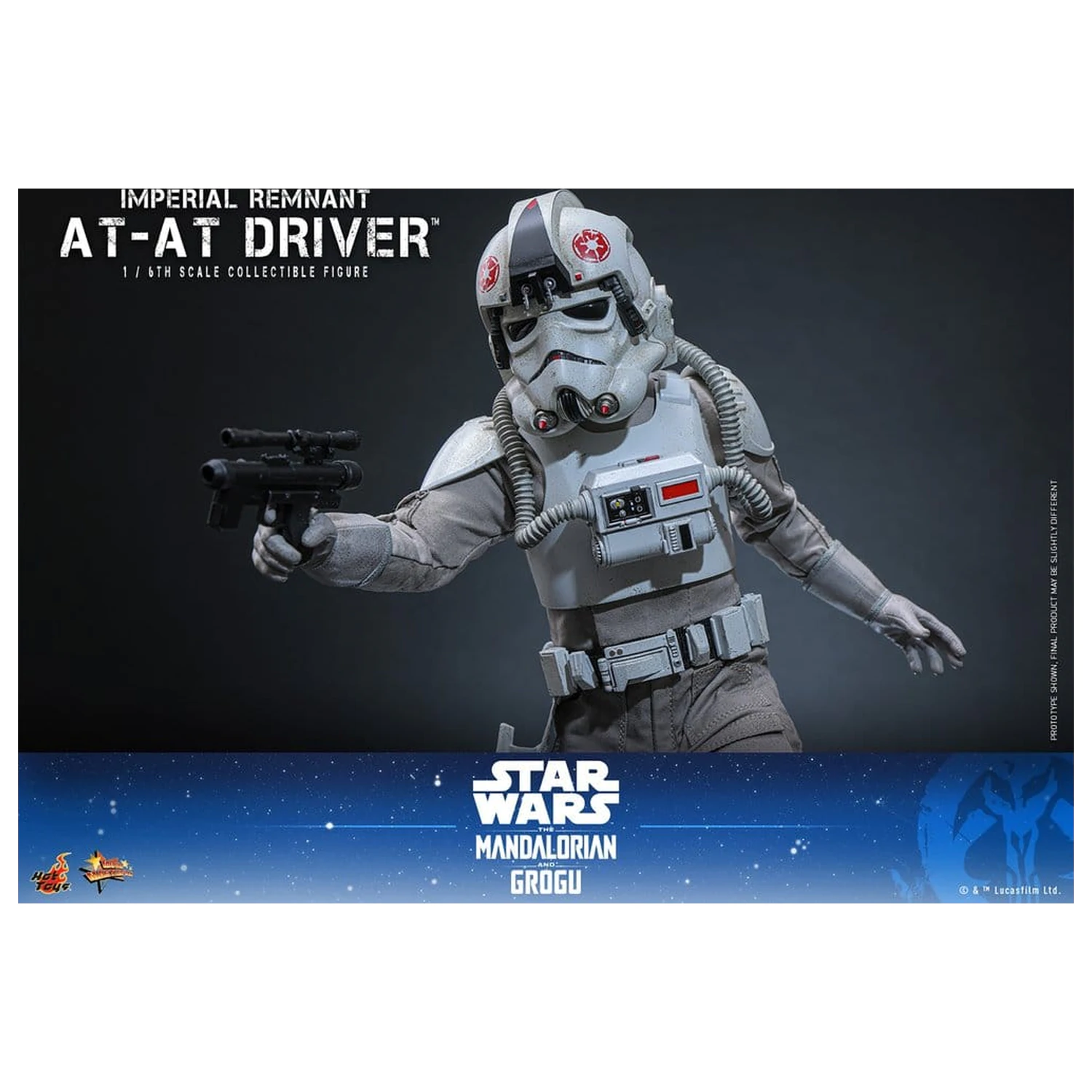 Star Wars Movie Masterpiece Action Figur 1/6 Imperial Remnant AT-AT Driver 30 cm Produktfoto