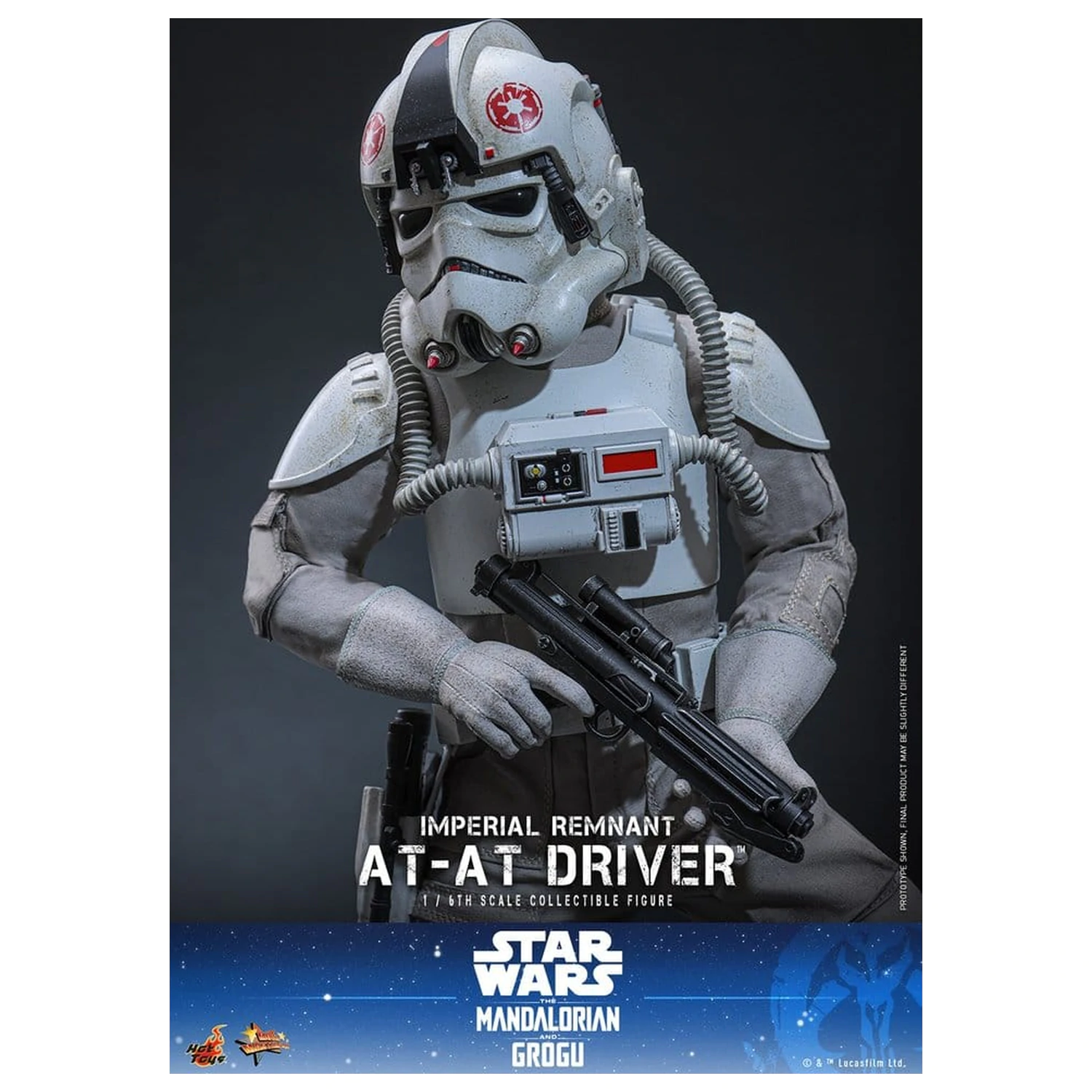 Star Wars Movie Masterpiece Action Figur 1/6 Imperial Remnant AT-AT Driver 30 cm Produktfoto