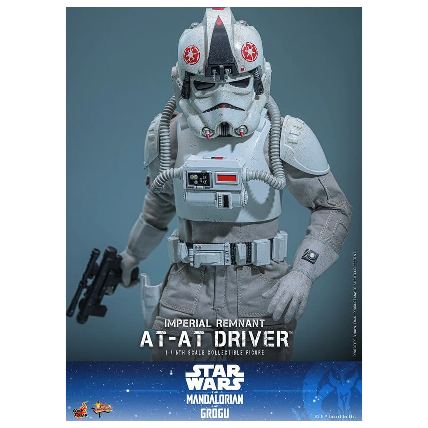 Star Wars Movie Masterpiece Action Figur 1/6 Imperial Remnant AT-AT Driver 30 cm Produktfoto