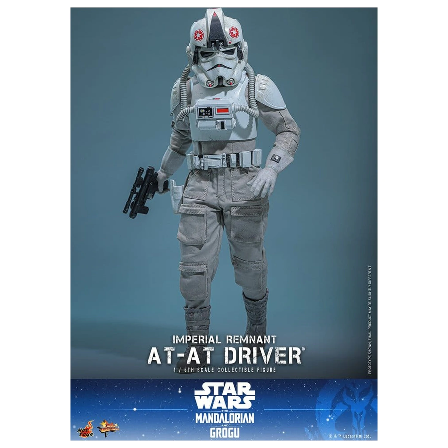 Star Wars Movie Masterpiece Action Figur 1/6 Imperial Remnant AT-AT Driver 30 cm Produktfoto