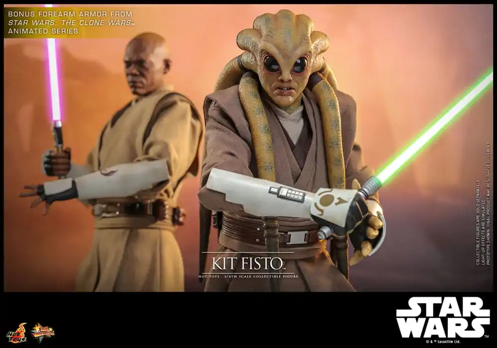 Star Wars Movie Masterpiece Actionfigur 1/6 Kit Fisto 32 cm Produktfoto