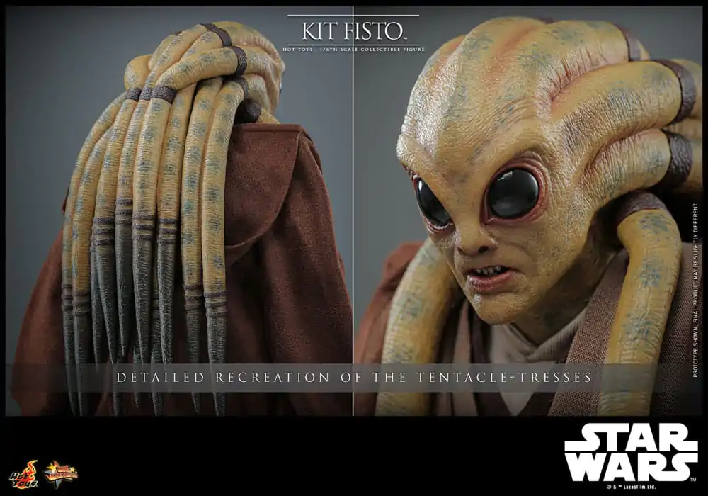 Star Wars Movie Masterpiece Actionfigur 1/6 Kit Fisto 32 cm Produktfoto