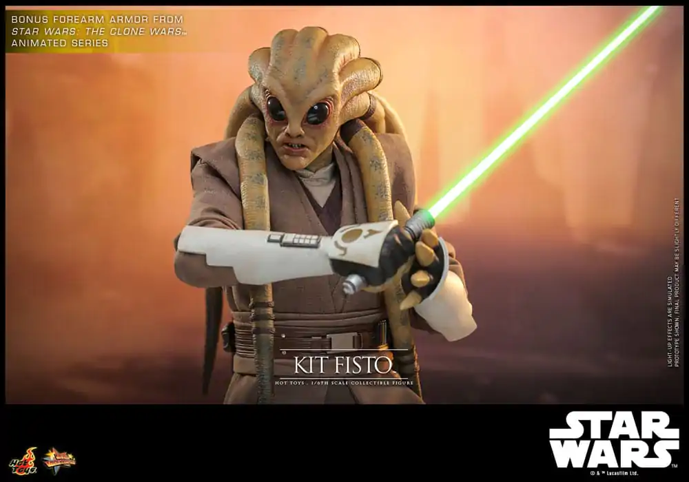 Star Wars Movie Masterpiece Actionfigur 1/6 Kit Fisto 32 cm Produktfoto