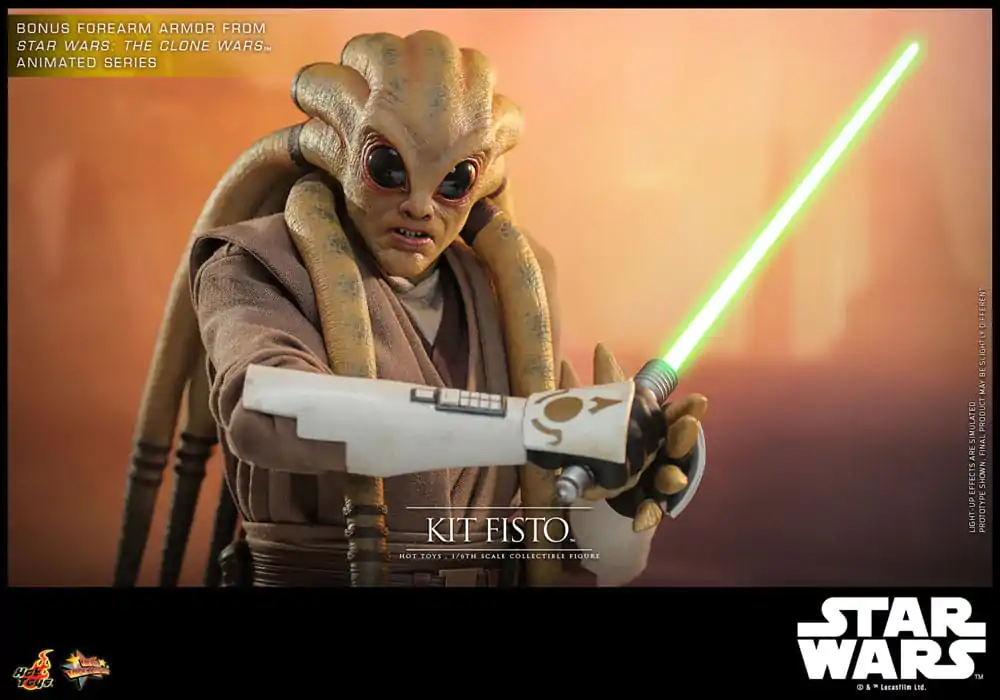 Star Wars Movie Masterpiece Actionfigur 1/6 Kit Fisto 32 cm Produktfoto