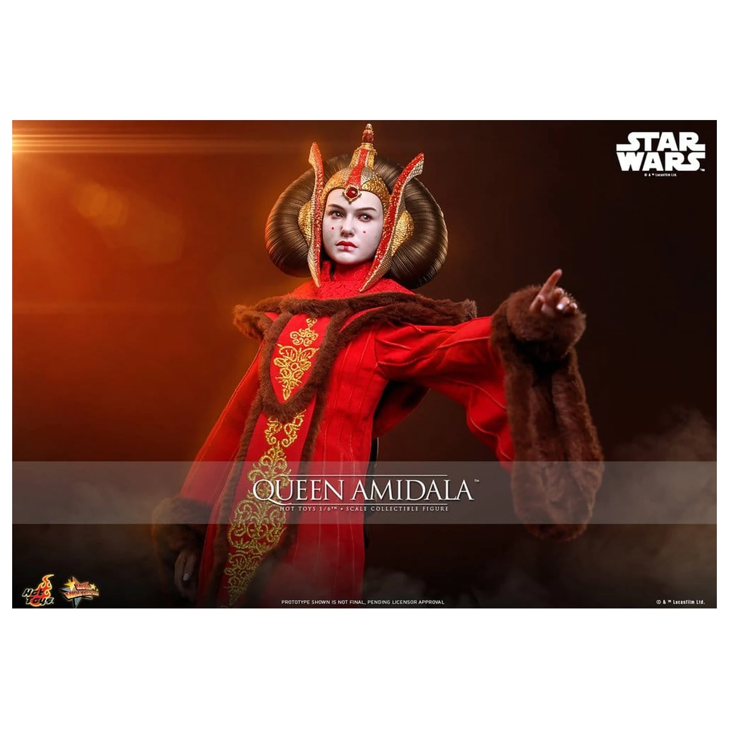 Star Wars Movie Masterpiece Actionfigur 1/6 Queen Amidala 28 cm Produktfoto
