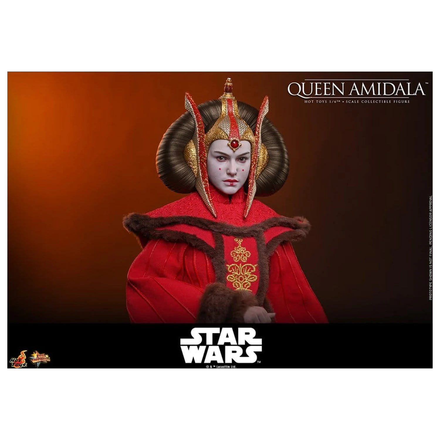Star Wars Movie Masterpiece Actionfigur 1/6 Queen Amidala 28 cm Produktfoto