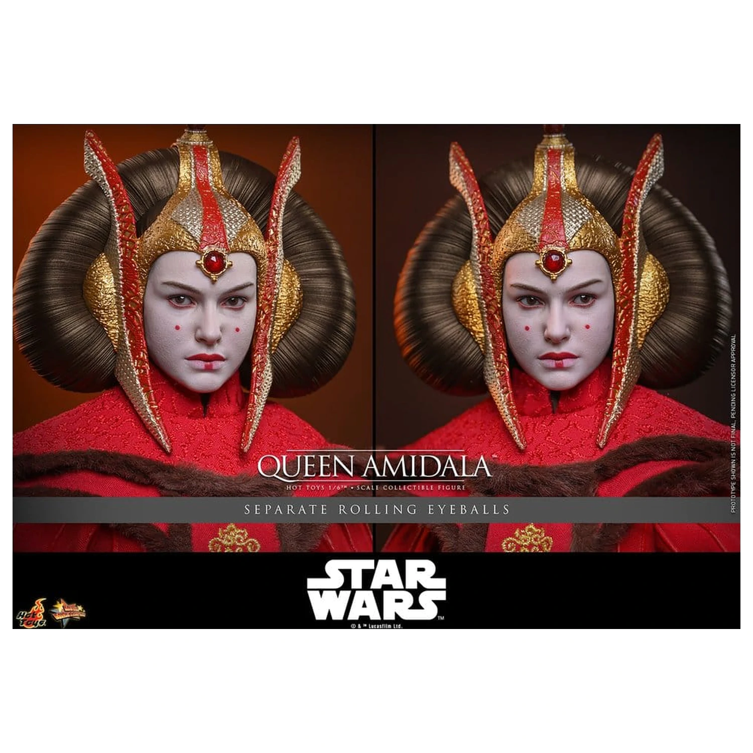 Star Wars Movie Masterpiece Actionfigur 1/6 Queen Amidala 28 cm Produktfoto