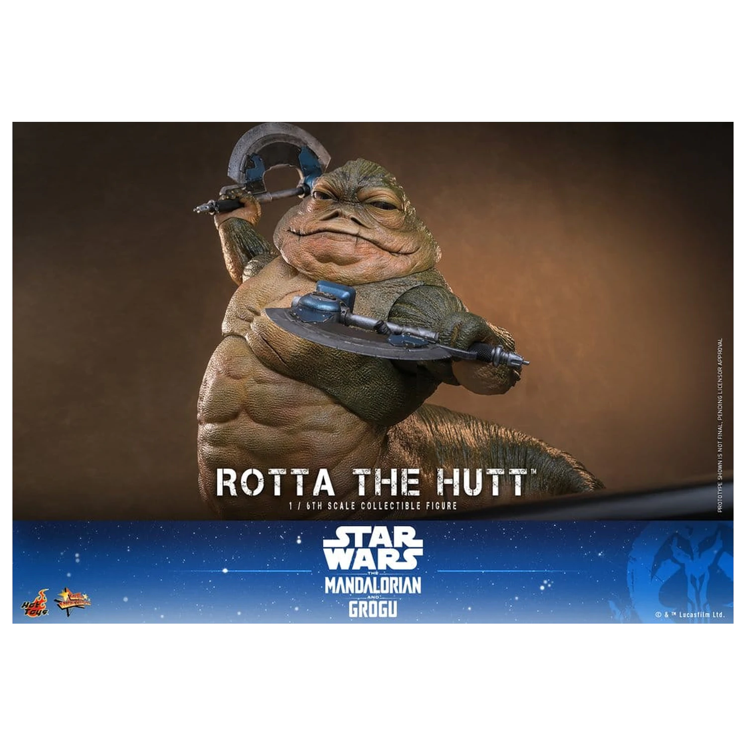 Star Wars Movie Masterpiece Action Figur 1/6 Rotta The Hutt 32 cm Produktfoto
