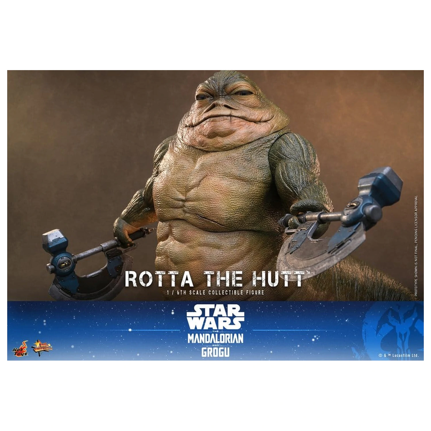 Star Wars Movie Masterpiece Action Figur 1/6 Rotta The Hutt 32 cm Produktfoto