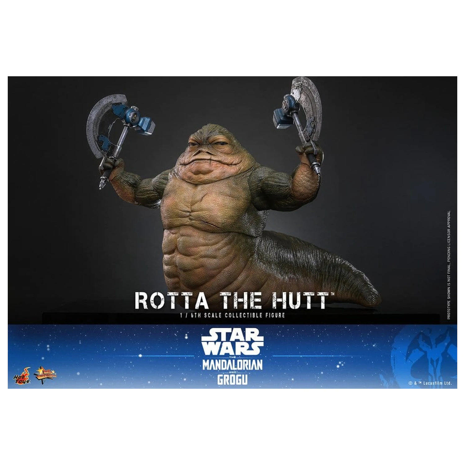 Star Wars Movie Masterpiece Action Figur 1/6 Rotta The Hutt 32 cm Produktfoto