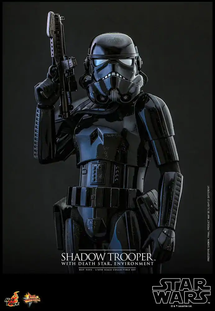 Star Wars Movie Masterpiece Actionfigur 1/6 Shadow Trooper with Death Star Environment 30 cm Produktfoto