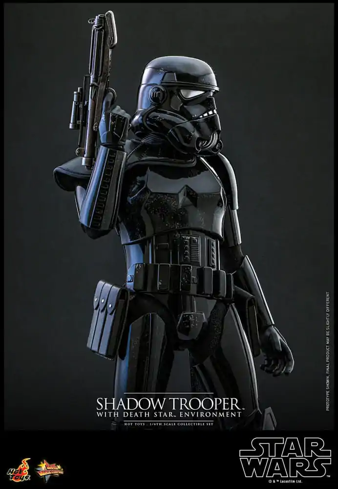 Star Wars Movie Masterpiece Actionfigur 1/6 Shadow Trooper with Death Star Environment 30 cm Produktfoto