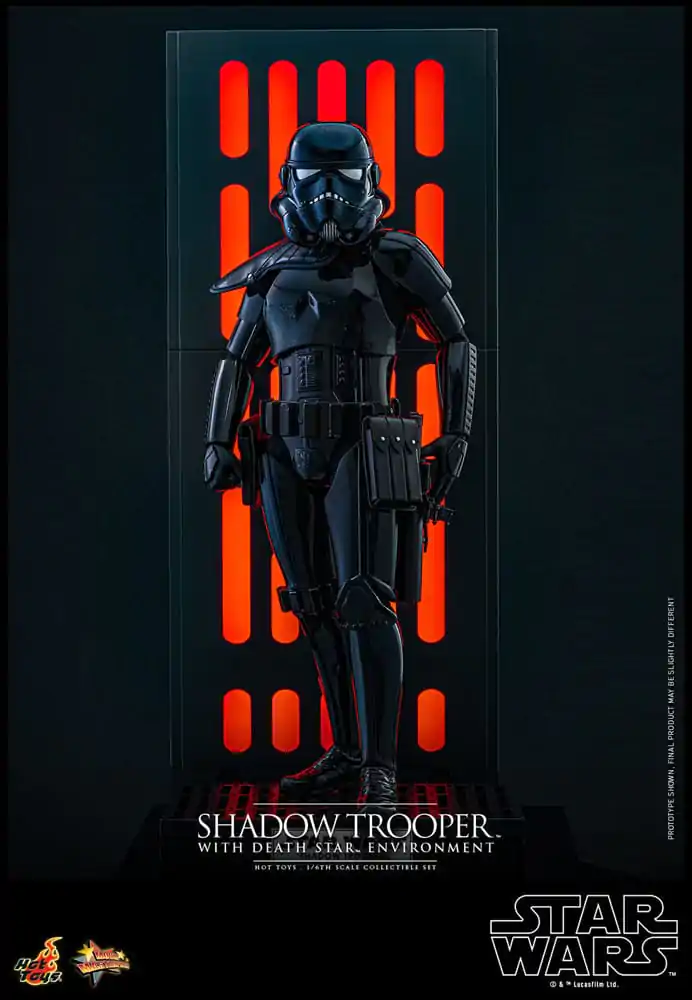 Star Wars Movie Masterpiece Actionfigur 1/6 Shadow Trooper with Death Star Environment 30 cm Produktfoto