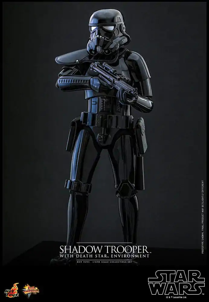 Star Wars Movie Masterpiece Actionfigur 1/6 Shadow Trooper with Death Star Environment 30 cm Produktfoto