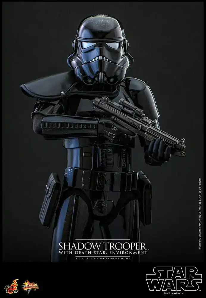 Star Wars Movie Masterpiece Actionfigur 1/6 Shadow Trooper with Death Star Environment 30 cm Produktfoto