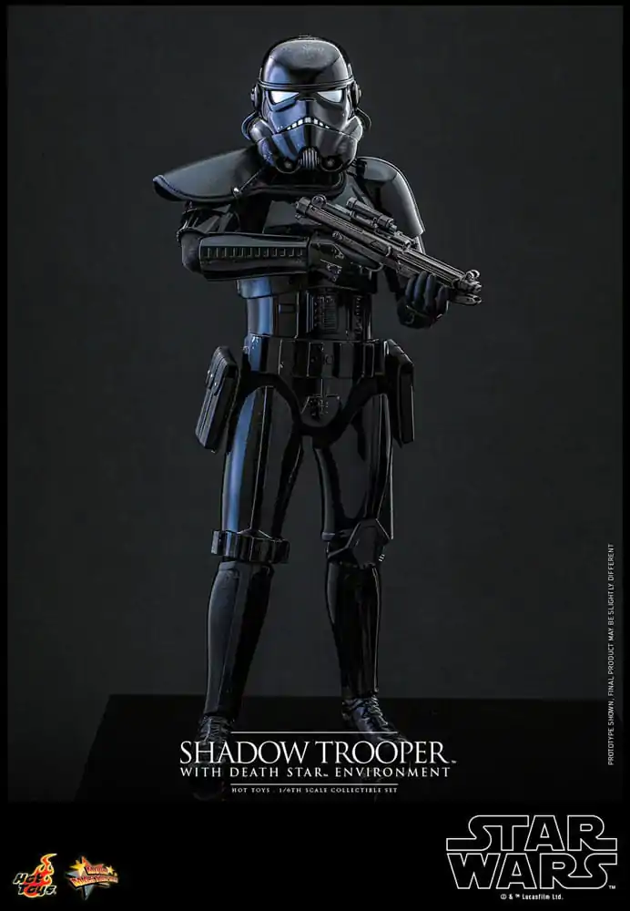 Star Wars Movie Masterpiece Actionfigur 1/6 Shadow Trooper with Death Star Environment 30 cm Produktfoto