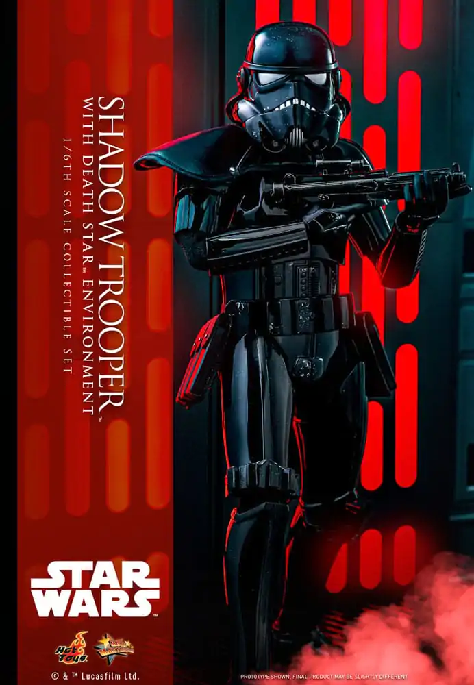 Star Wars Movie Masterpiece Actionfigur 1/6 Shadow Trooper with Death Star Environment 30 cm Produktfoto