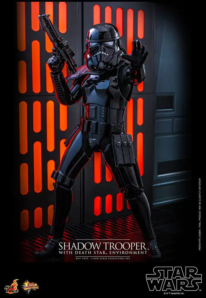 Star Wars Movie Masterpiece Actionfigur 1/6 Shadow Trooper with Death Star Environment 30 cm Produktfoto