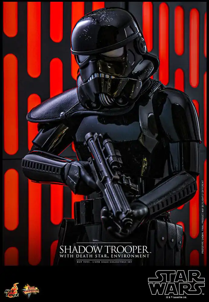 Star Wars Movie Masterpiece Actionfigur 1/6 Shadow Trooper with Death Star Environment 30 cm Produktfoto