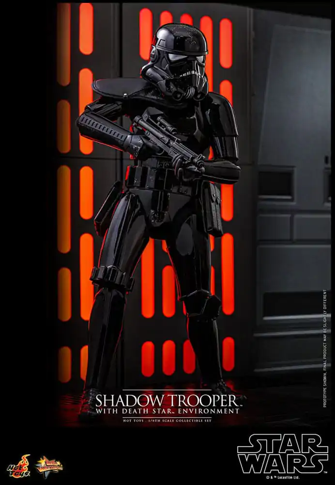 Star Wars Movie Masterpiece Actionfigur 1/6 Shadow Trooper with Death Star Environment 30 cm Produktfoto