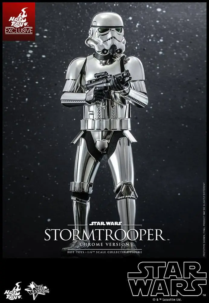 Star Wars Movie Masterpiece Action Figur 1/6 Stormtrooper (Chrome Version) 30 cm Produktfoto