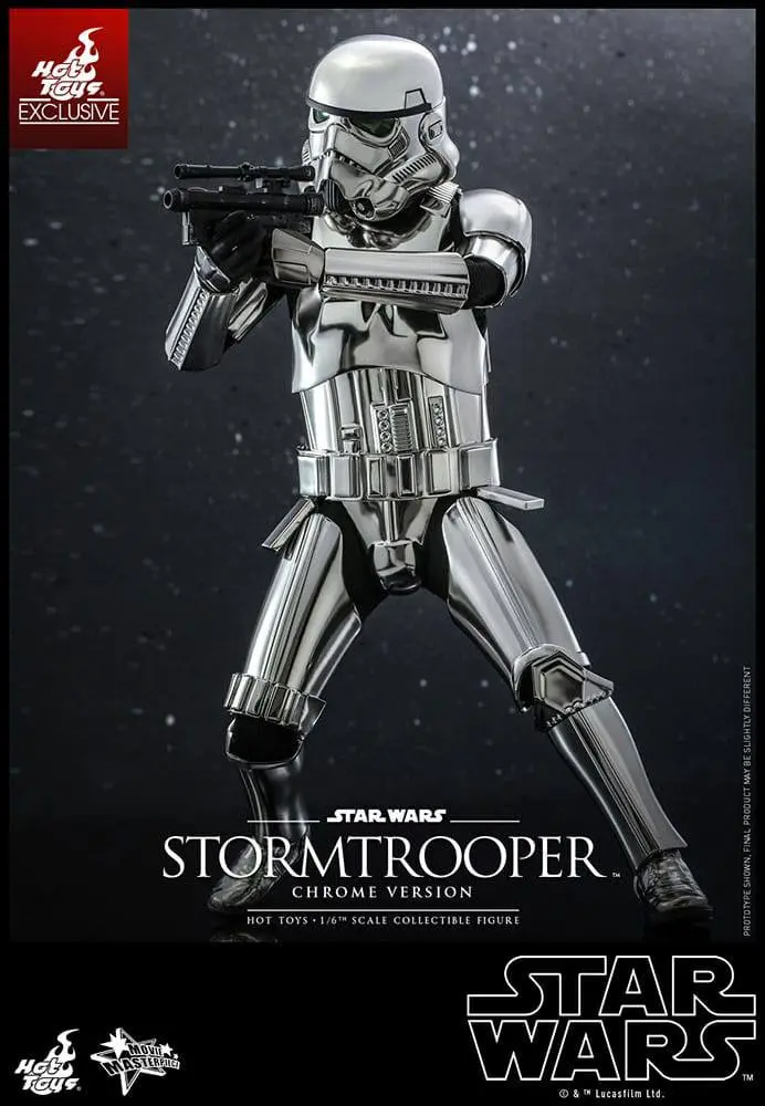 Star Wars Movie Masterpiece Action Figur 1/6 Stormtrooper (Chrome Version) 30 cm Produktfoto