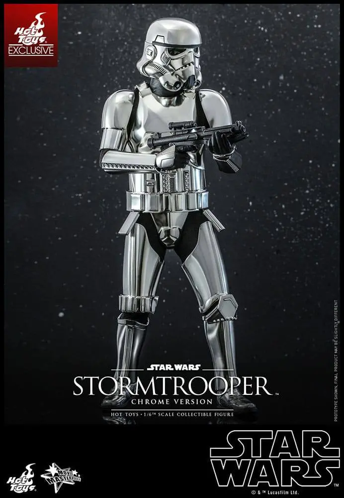 Star Wars Movie Masterpiece Action Figur 1/6 Stormtrooper (Chrome Version) 30 cm Produktfoto