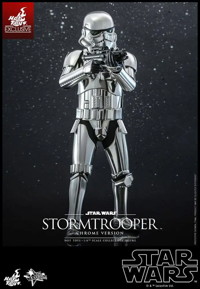 Star Wars Movie Masterpiece Action Figur 1/6 Stormtrooper (Chrome Version) 30 cm Produktfoto