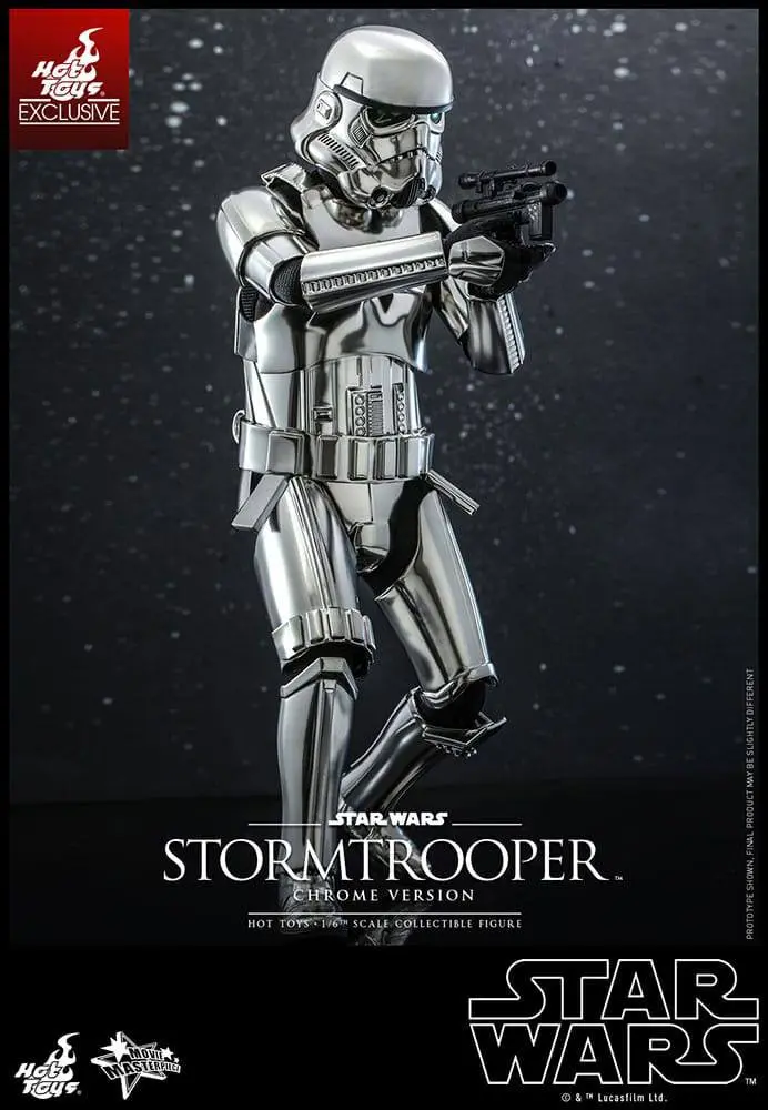 Star Wars Movie Masterpiece Action Figur 1/6 Stormtrooper (Chrome Version) 30 cm Produktfoto