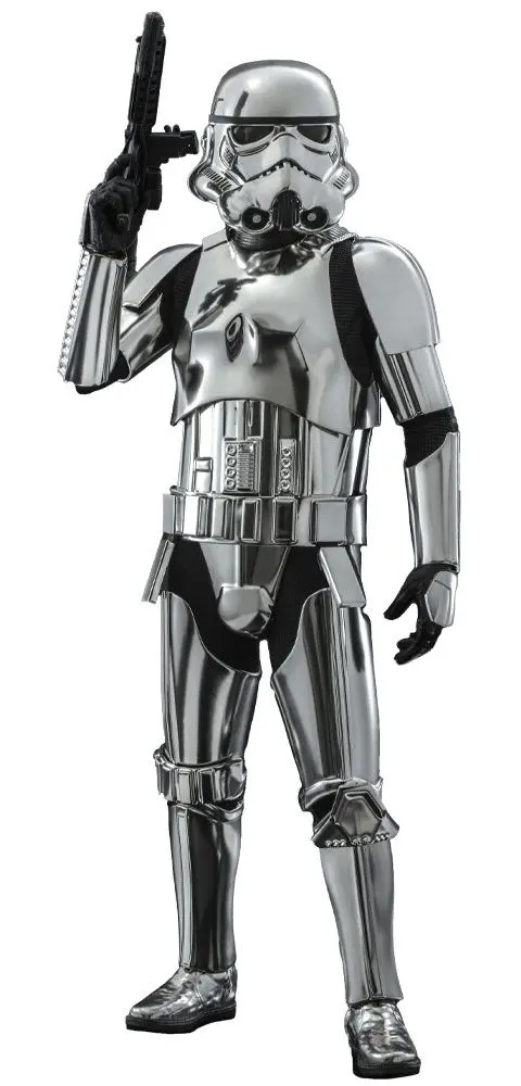 Star Wars Movie Masterpiece Actionfigur 1/6 Stormtrooper Chrome Version 30 cm Produktfoto