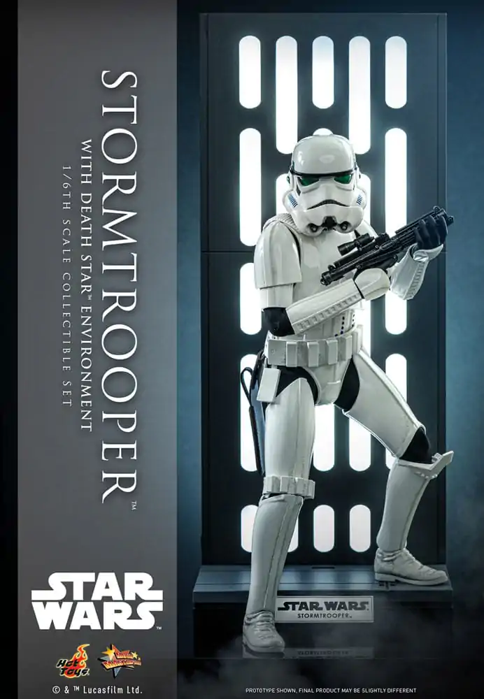 Star Wars Movie Masterpiece Actionfigur 1/6 Stormtrooper with Death Star Environment 30 cm Produktfoto