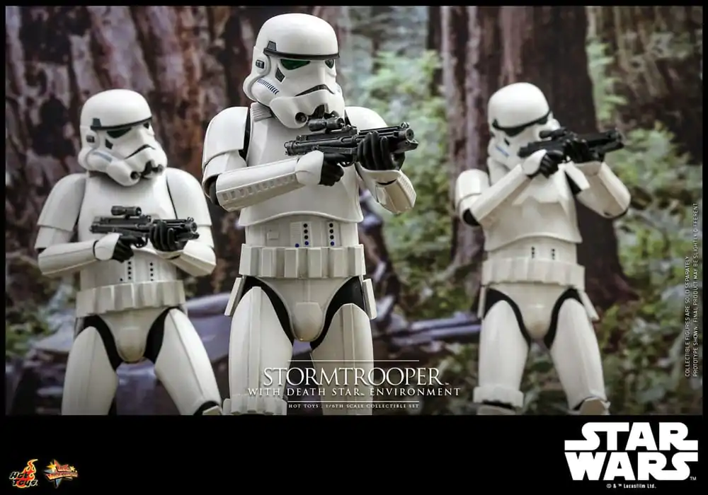 Star Wars Movie Masterpiece Actionfigur 1/6 Stormtrooper with Death Star Environment 30 cm Produktfoto