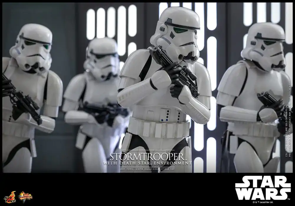 Star Wars Movie Masterpiece Actionfigur 1/6 Stormtrooper with Death Star Environment 30 cm Produktfoto