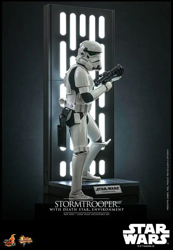 Star Wars Movie Masterpiece Actionfigur 1/6 Stormtrooper with Death Star Environment 30 cm Produktfoto