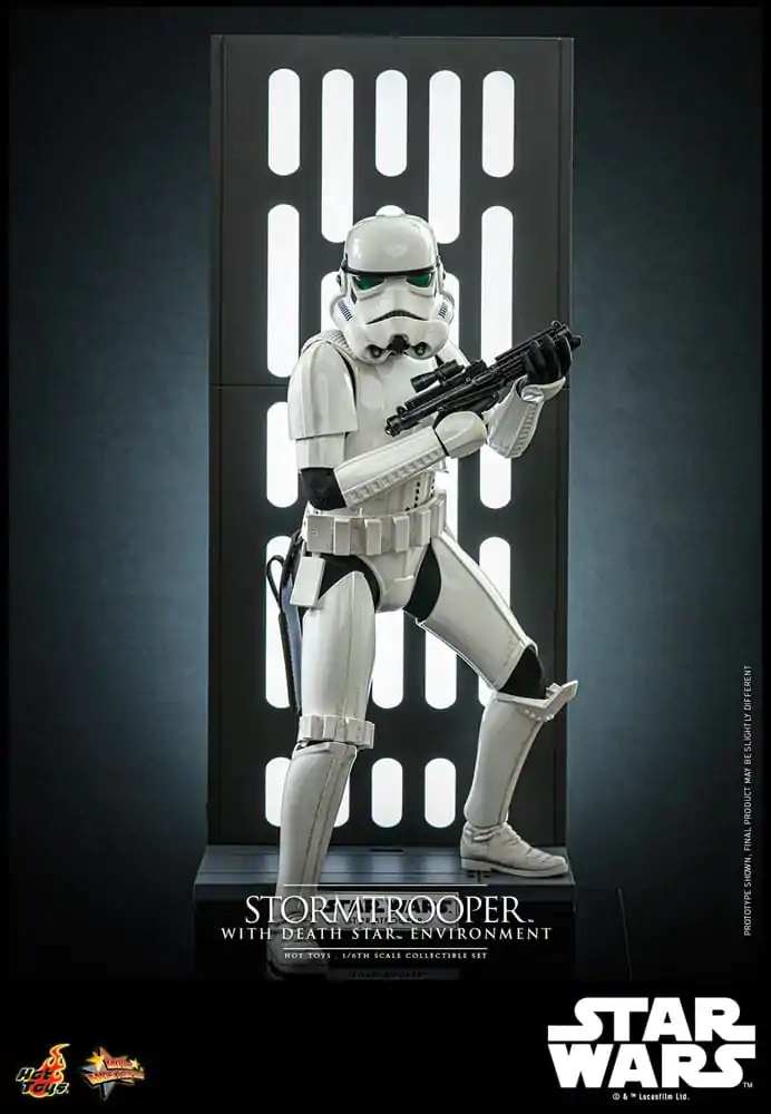 Star Wars Movie Masterpiece Actionfigur 1/6 Stormtrooper with Death Star Environment 30 cm Produktfoto