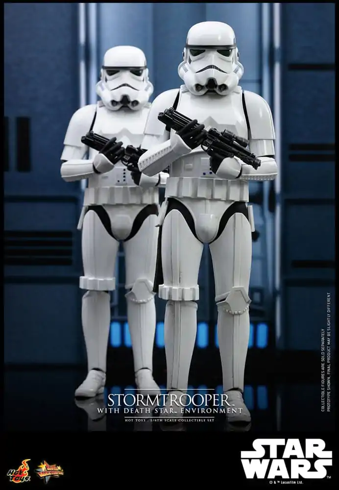 Star Wars Movie Masterpiece Actionfigur 1/6 Stormtrooper with Death Star Environment 30 cm Produktfoto