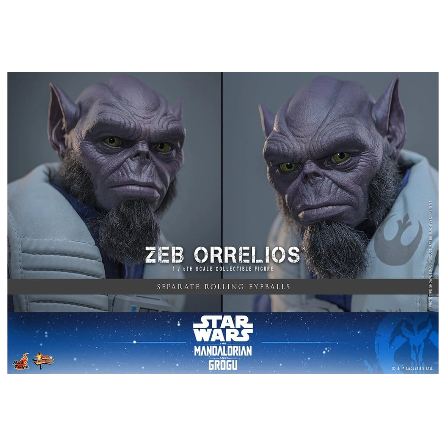 Star Wars Movie Masterpiece Action-Figur 1/6 Zeb Orrelios 33 cm Produktfoto
