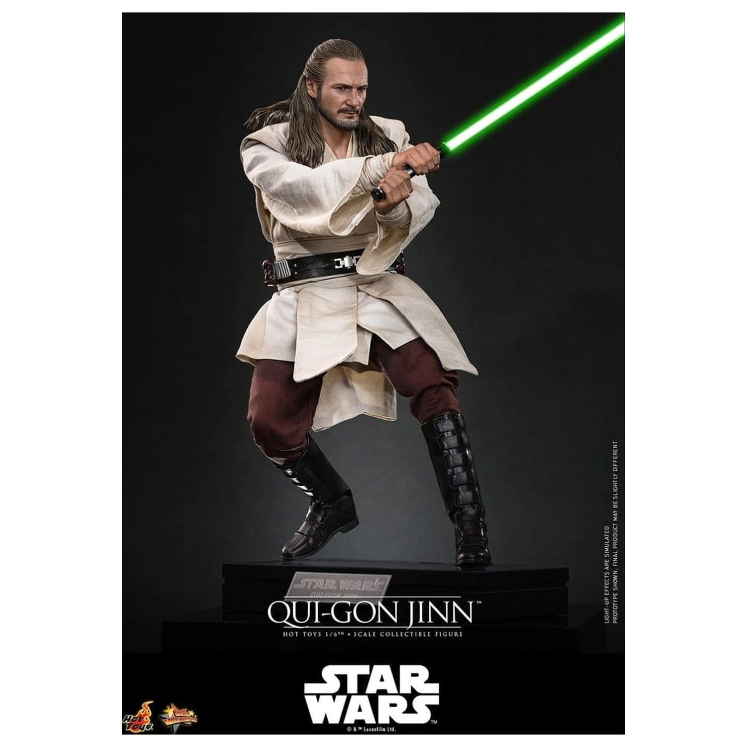 Star Wars Movie Masterpiece Actionfigur 1/6 Qui-Gon Jinn (Collector Edition) 32 cm Produktfoto
