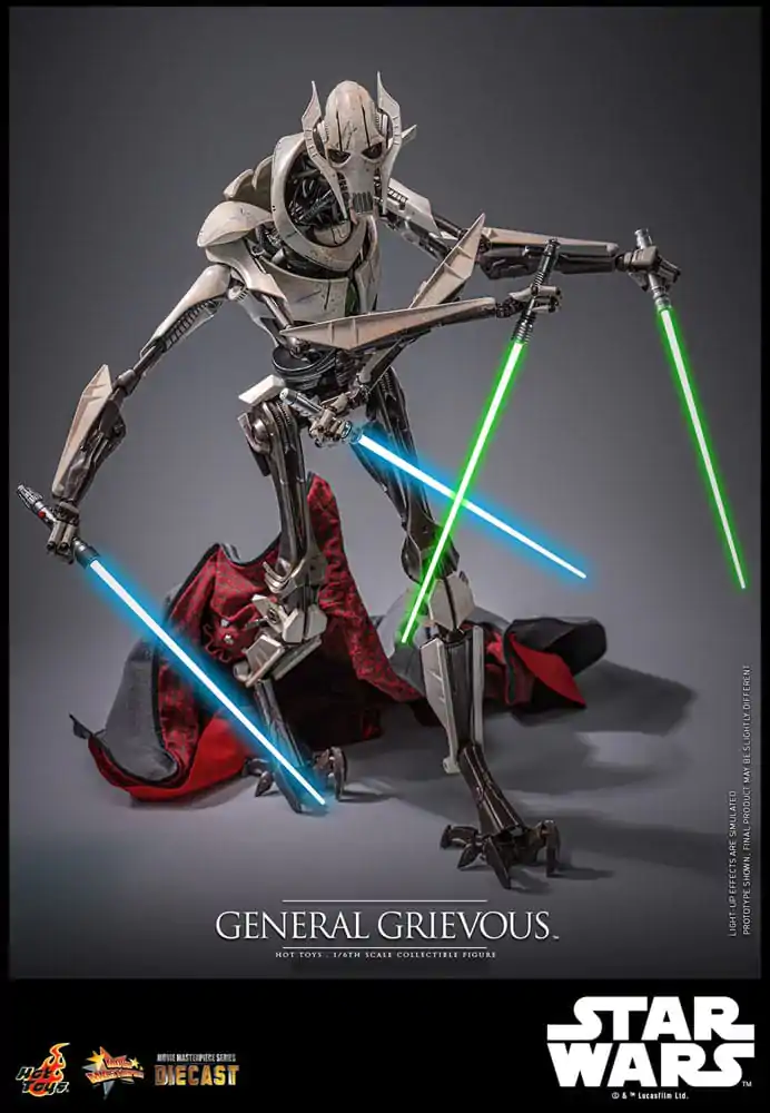 Star Wars Movie Masterpiece Diecast Actionfigur 1/6 General Grievous 42 cm Produktfoto