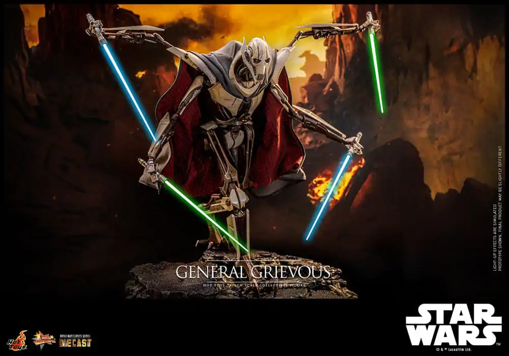 Star Wars Movie Masterpiece Diecast Actionfigur 1/6 General Grievous 42 cm Produktfoto