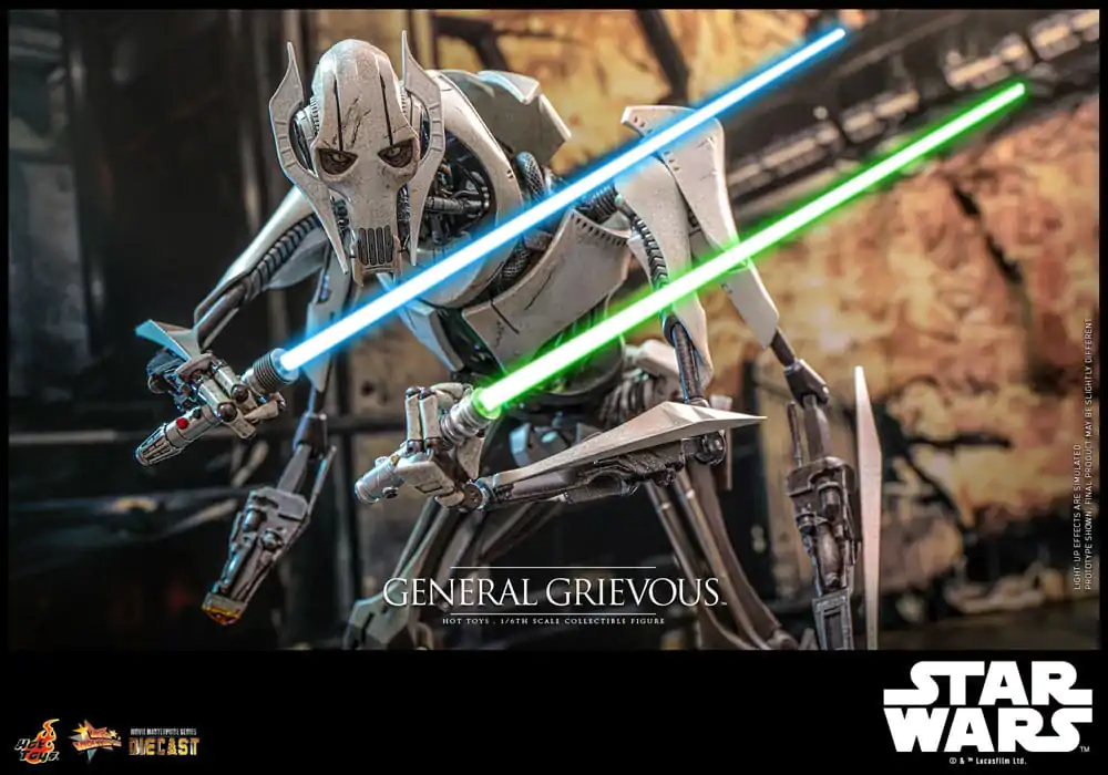 Star Wars Movie Masterpiece Diecast Actionfigur 1/6 General Grievous 42 cm Produktfoto