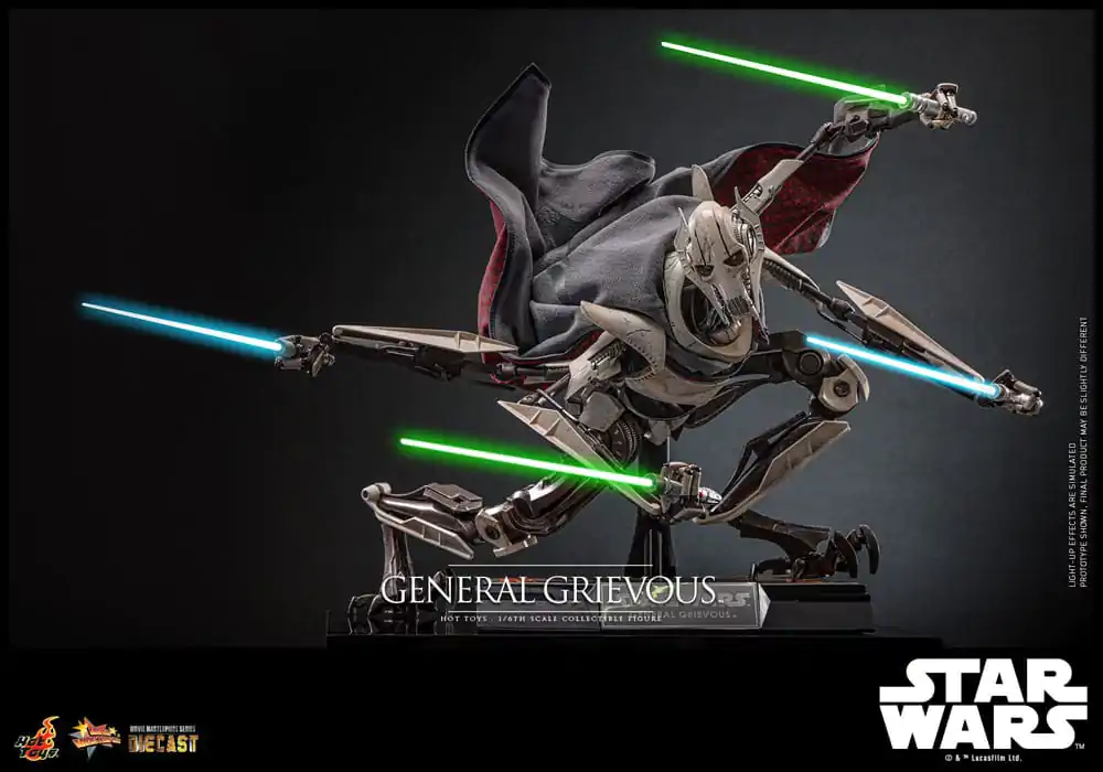 Star Wars Movie Masterpiece Diecast Actionfigur 1/6 General Grievous 42 cm Produktfoto