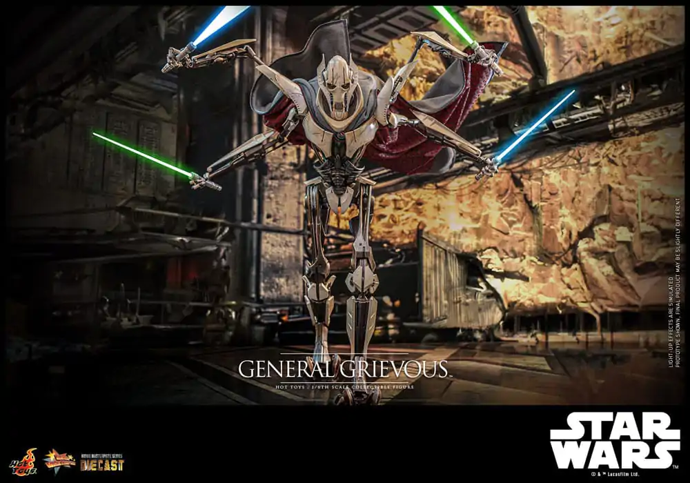 Star Wars Movie Masterpiece Diecast Actionfigur 1/6 General Grievous 42 cm Produktfoto