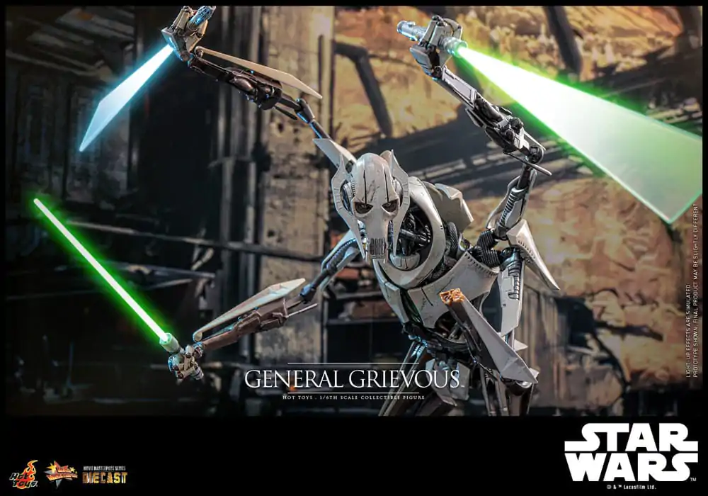 Star Wars Movie Masterpiece Diecast Actionfigur 1/6 General Grievous 42 cm Produktfoto