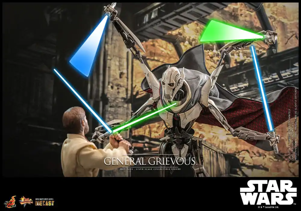 Star Wars Movie Masterpiece Diecast Actionfigur 1/6 General Grievous 42 cm Produktfoto